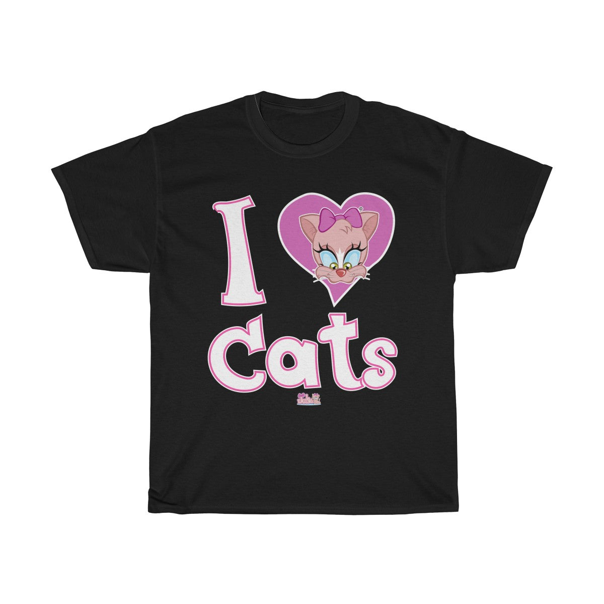 Julia Cat I Love cats - Unisex Heavy Cotton Tee