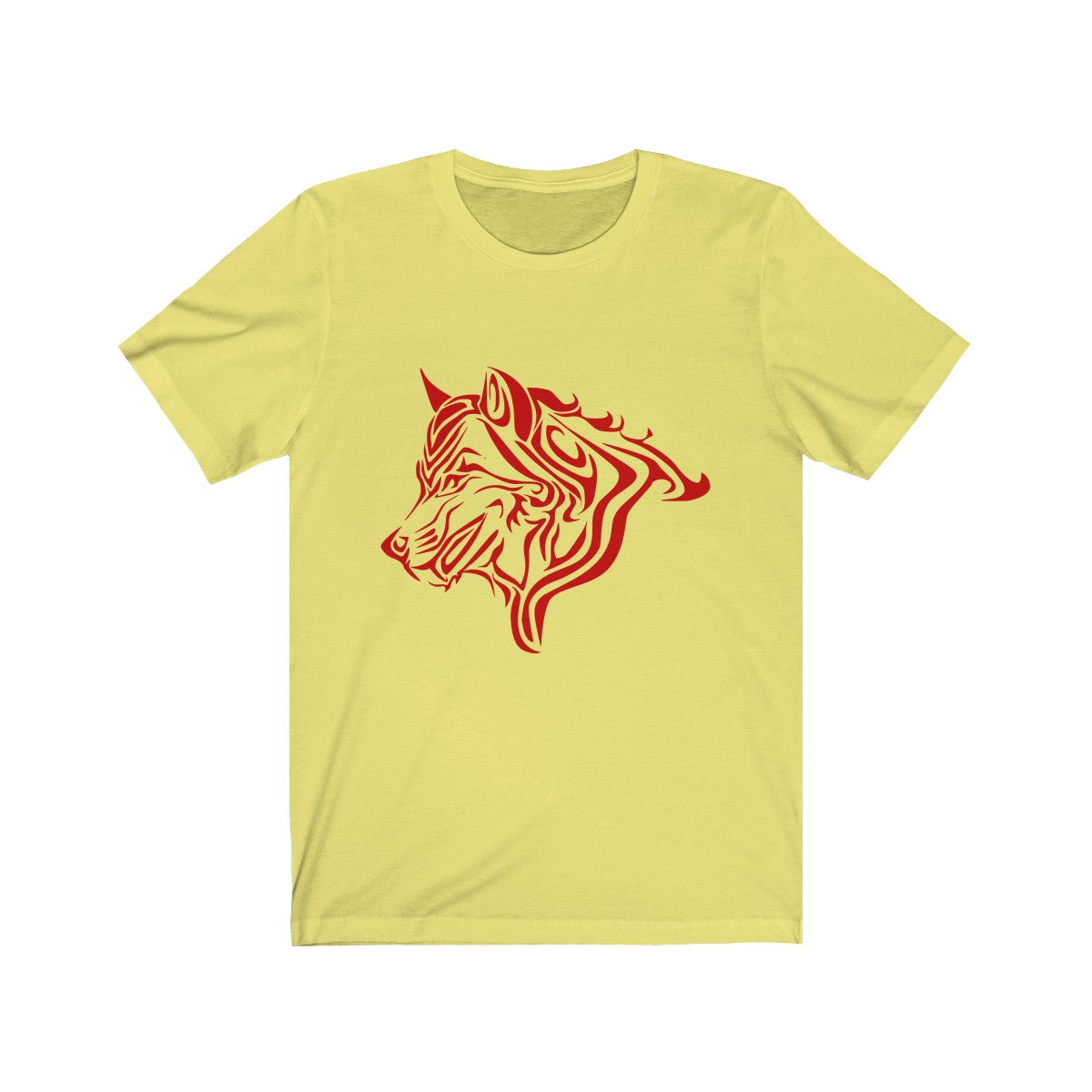 Wolf Red by Morbo - Unisex Jersey Short Sleeve Tee