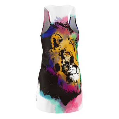 Animals Lion Magic Whisper - Women's Cut & Sew Racerback Dress