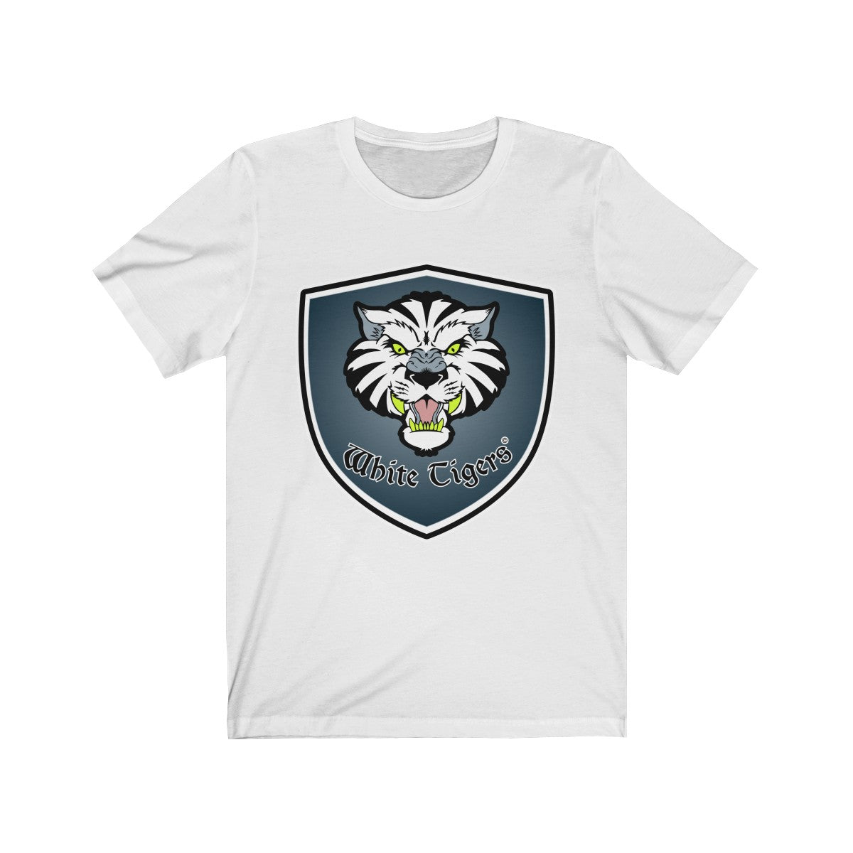 White Tigers Fantasy - Unisex Jersey Short Sleeve Tee