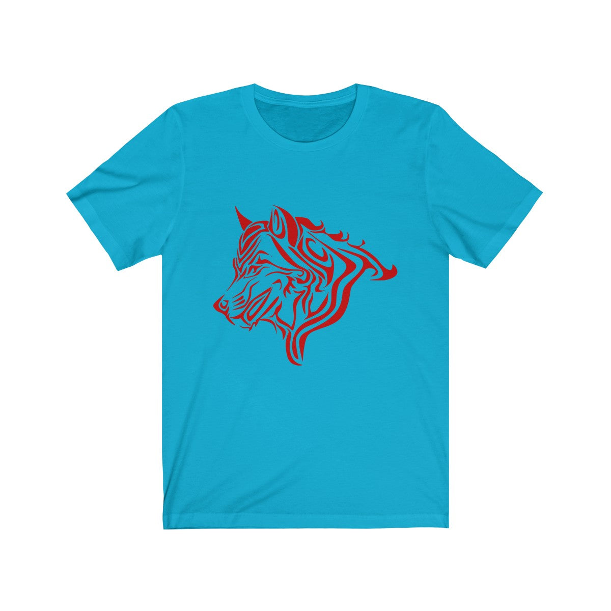 Wolf Red by Morbo - Unisex Jersey Short Sleeve Tee