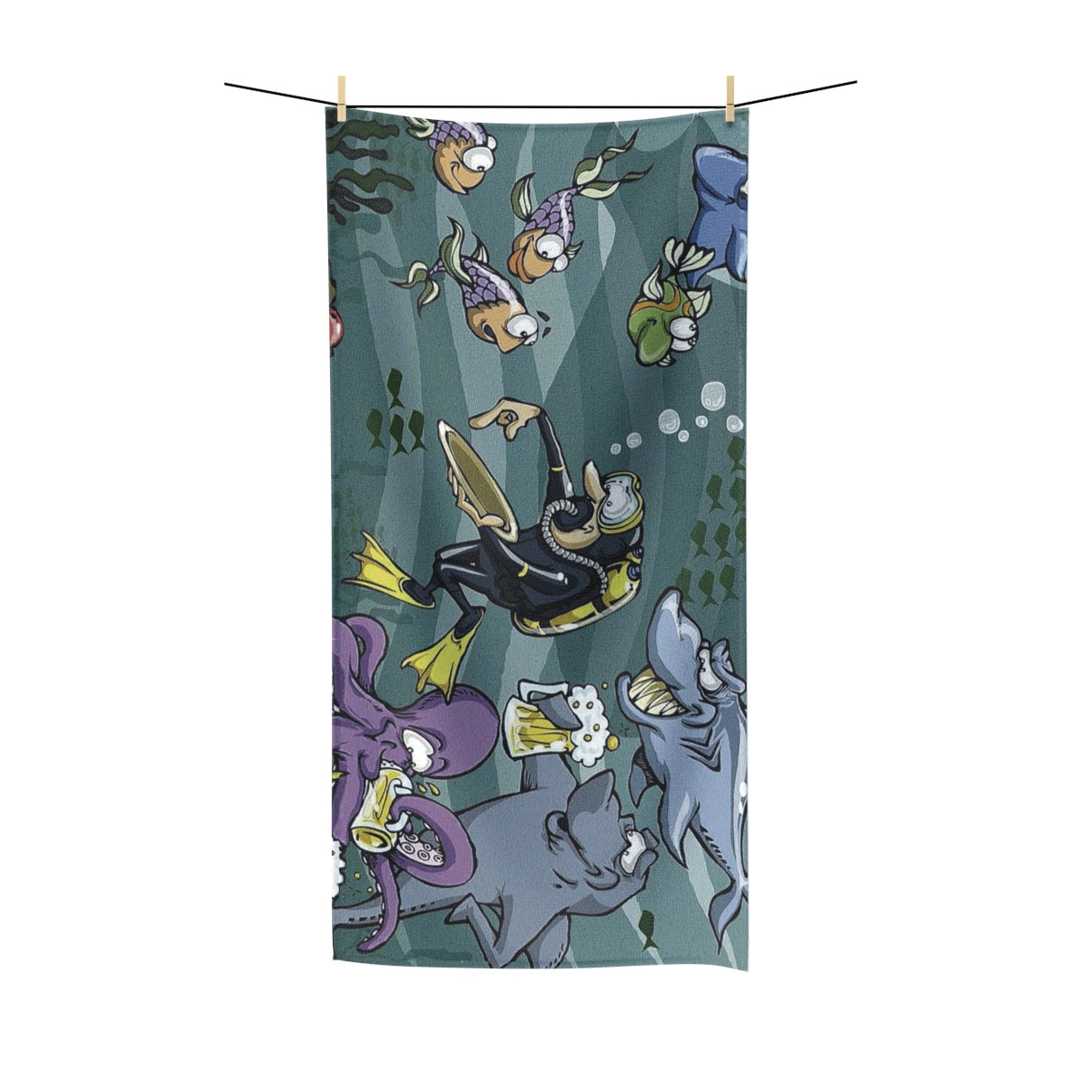 Seafood - Polycotton Towel