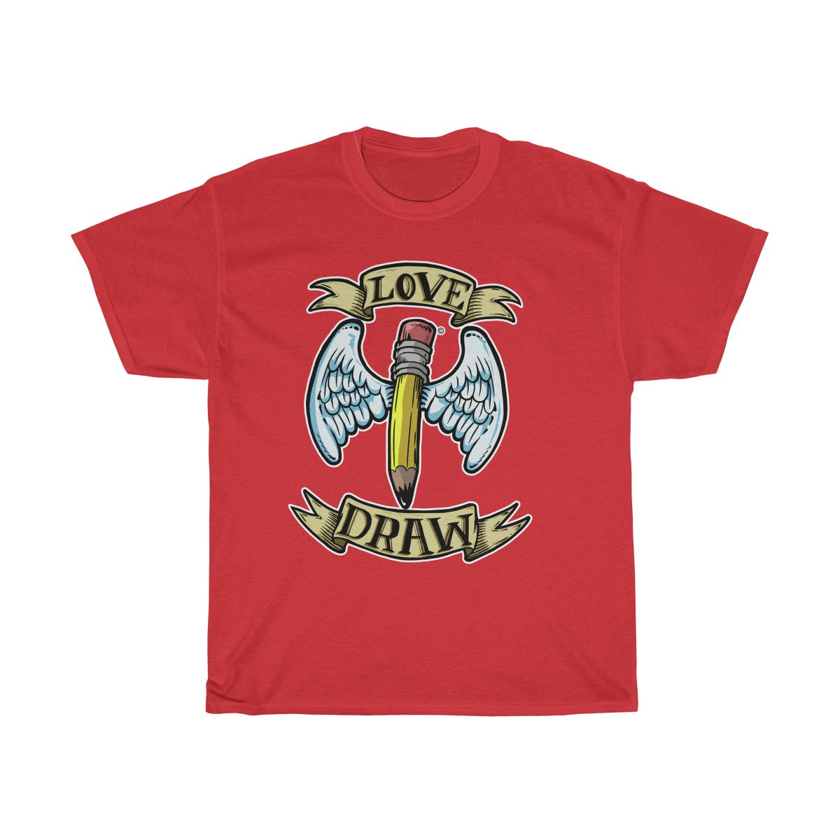 Love Draw by MOrBO - Unisex Heavy Cotton Tee