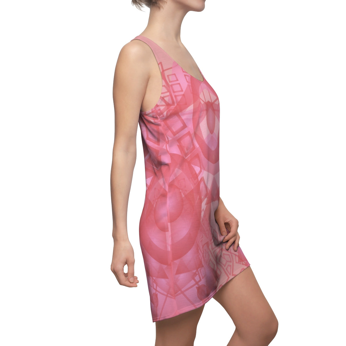 Pink D Magic Whisper - Women's Cut & Sew Racerback Dress