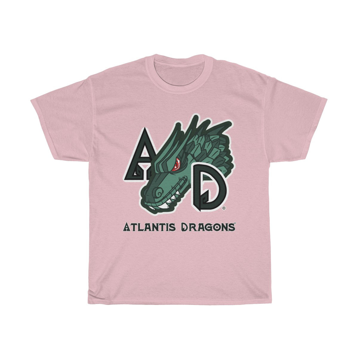 Atlantis Dragons Fantasy - Unisex Heavy Cotton Tee