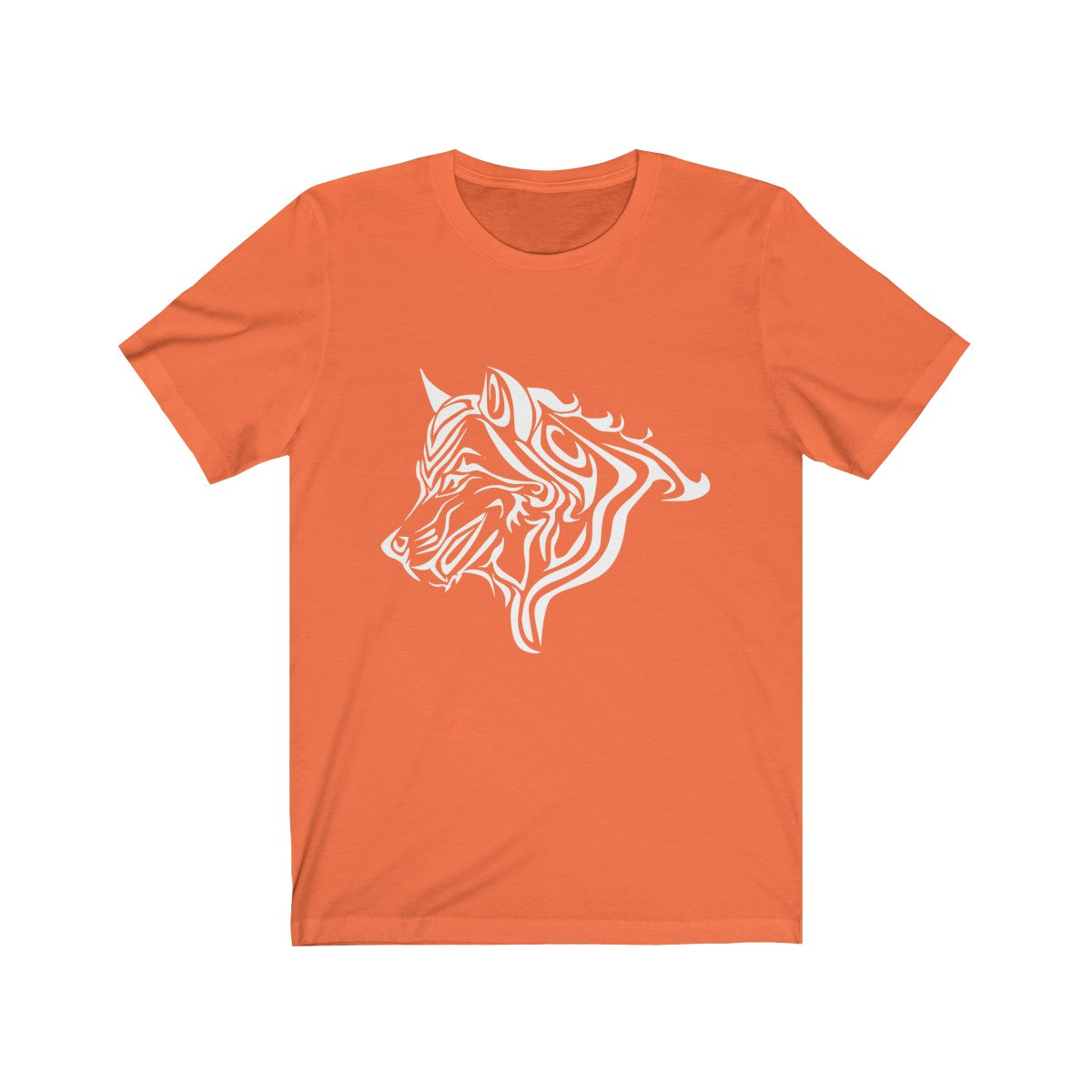 Wolf White by Morbo - Unisex Jersey Short Sleeve Tee