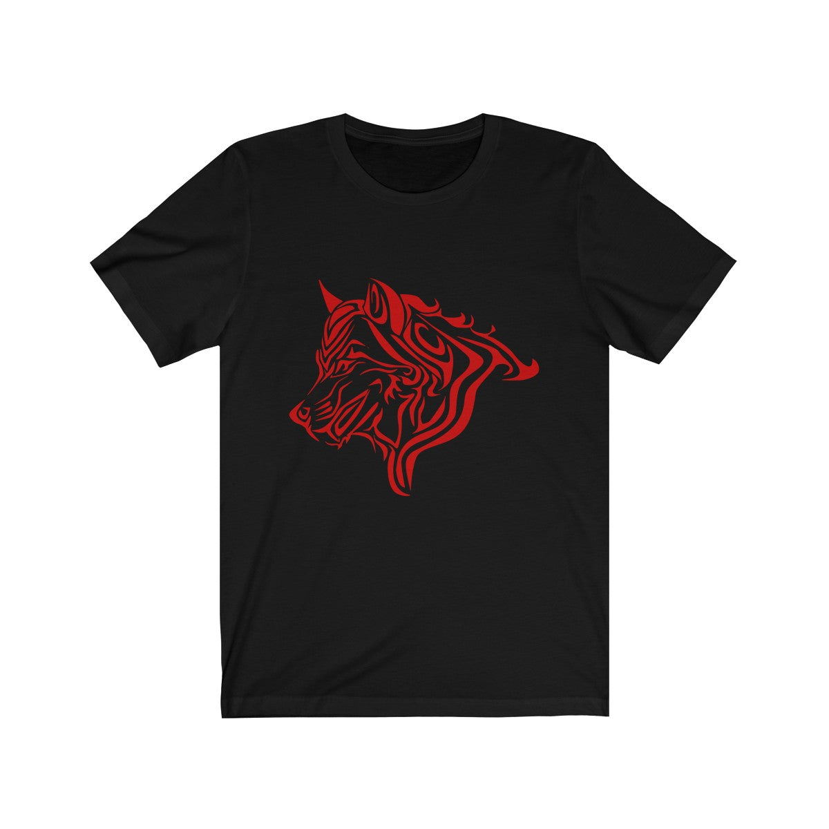 Wolf Red by Morbo - Unisex Jersey Short Sleeve Tee