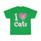 Julia Cat I Love cats - Unisex Heavy Cotton Tee