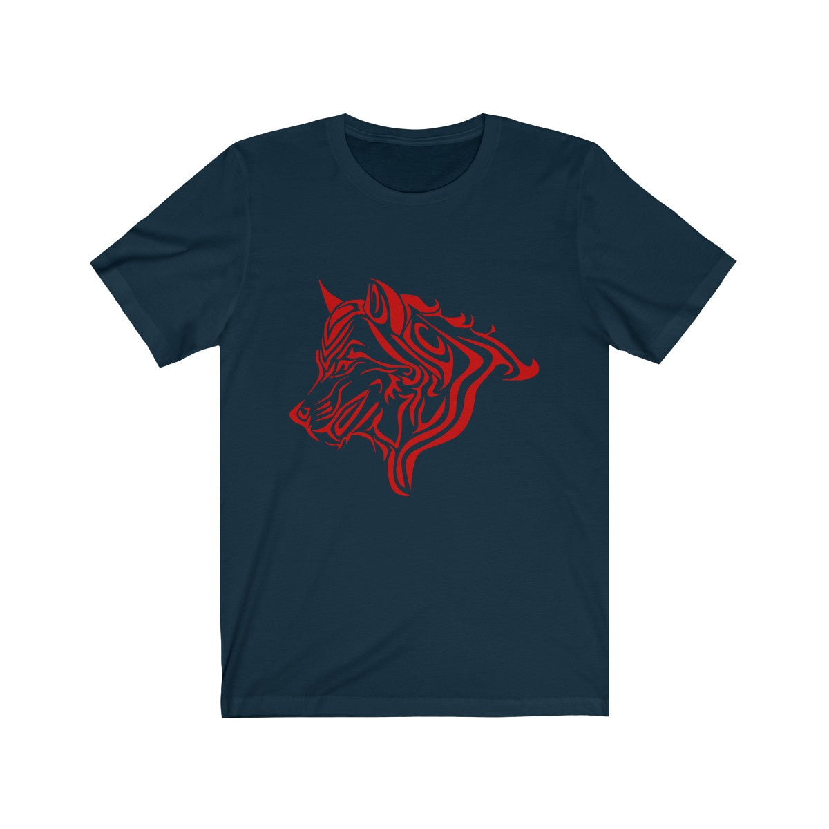 Wolf Red by Morbo - Unisex Jersey Short Sleeve Tee