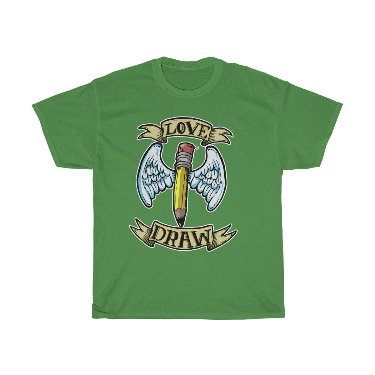 Love Draw by MOrBO - Unisex Heavy Cotton Tee