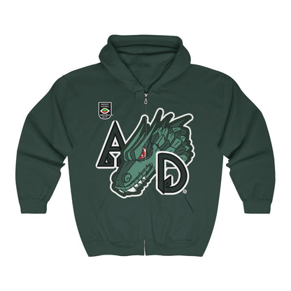 Atlantis Dragons Fantasy - Unisex Heavy Blend™ Full Zip Hooded Sweatshirt