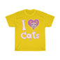 Julia Cat I Love cats - Unisex Heavy Cotton Tee