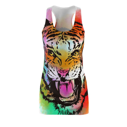 Animals Tiger by Magic Whisper - Women's Cut & Sew Racerback Dress