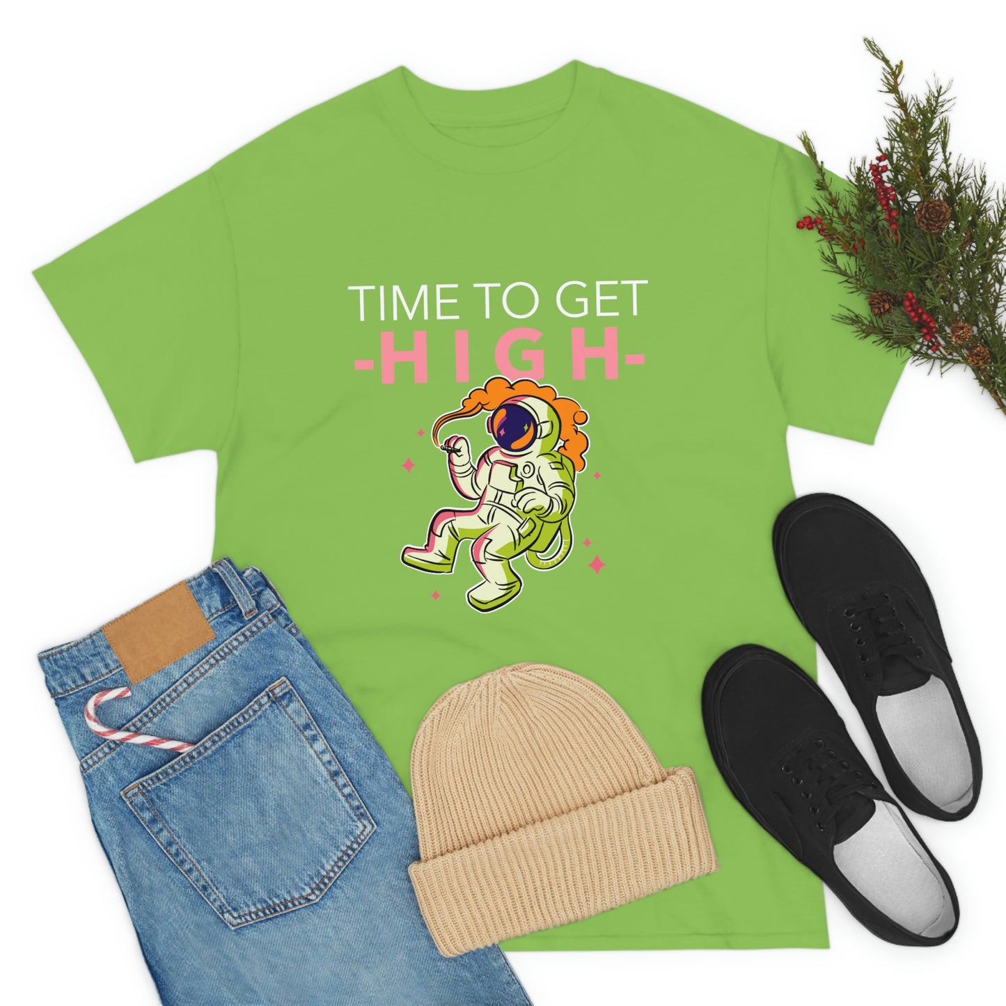 Time to get High - Unisex Heavy Cotton Tee