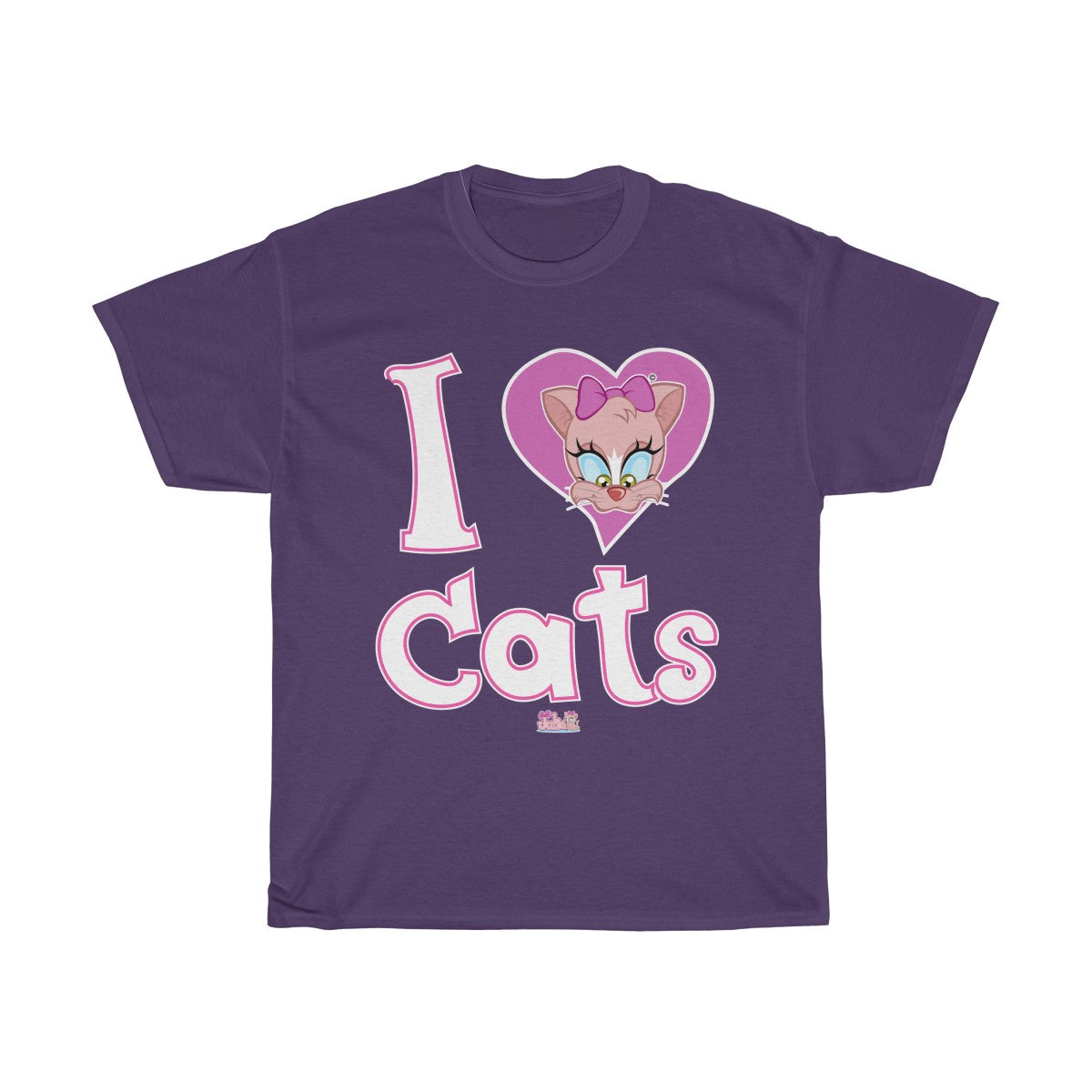 Julia Cat I Love cats - Unisex Heavy Cotton Tee