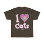 Julia Cat I Love cats - Unisex Heavy Cotton Tee