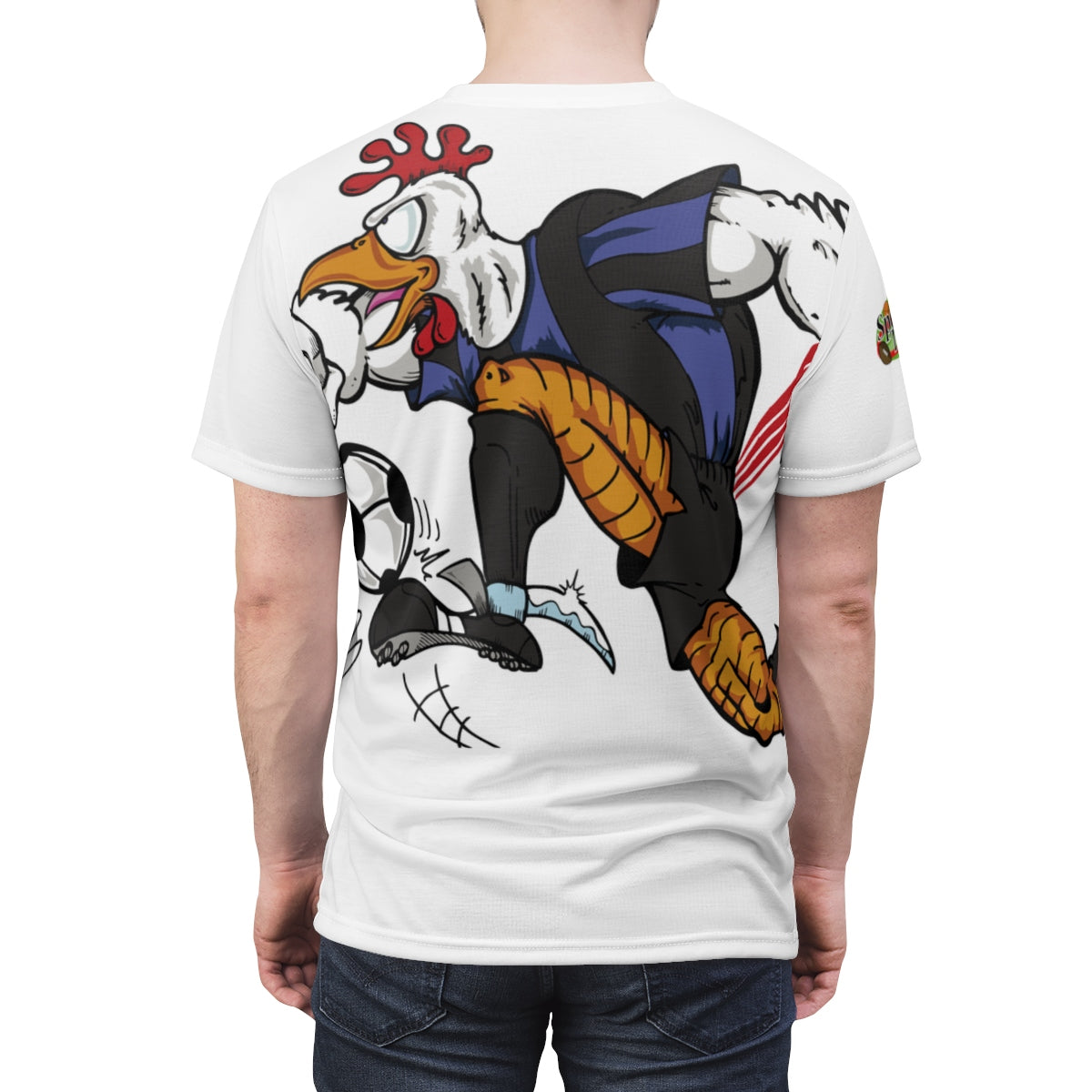 Gallo Full White SporToonz - Unisex AOP Cut & Sew Tee