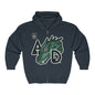 Atlantis Dragons Fantasy - Unisex Heavy Blend™ Full Zip Hooded Sweatshirt