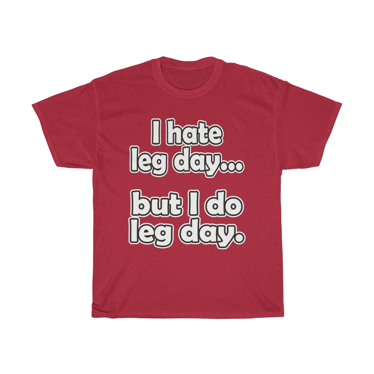 Gym Perrón Leg Day - Unisex Heavy Cotton Tee