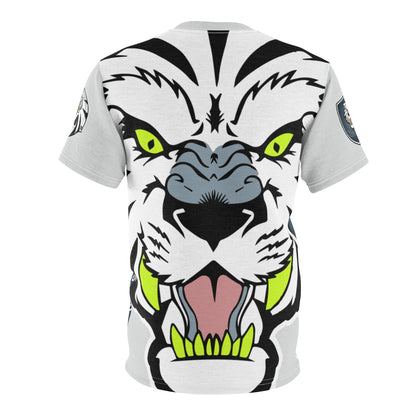 White Tigers full Fantasy - Unisex AOP Cut & Sew Tee