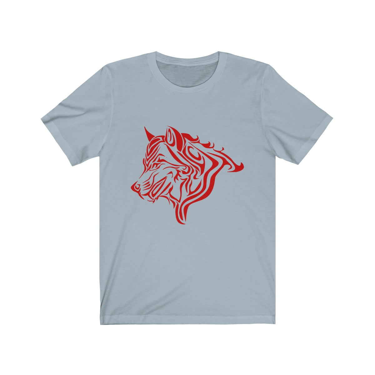 Wolf Red by Morbo - Unisex Jersey Short Sleeve Tee