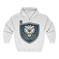 White Tigers Fantasy - Unisex Heavy Blend™ Full Zip Hooded Sweatshirt