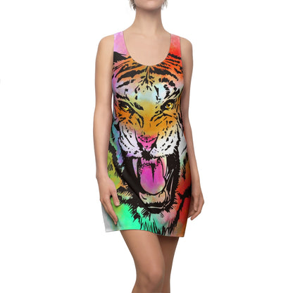 Animals Tiger by Magic Whisper - Women's Cut & Sew Racerback Dress