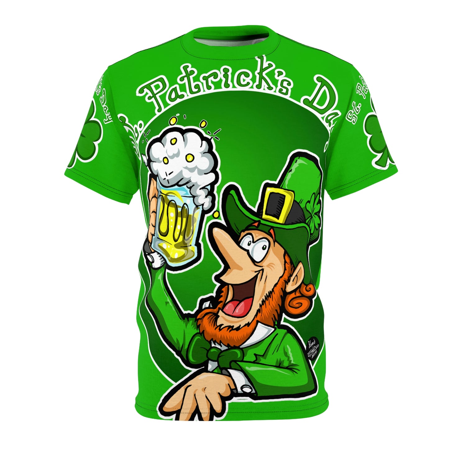 St Patricks Day - Unisex AOP Cut & Sew Tee