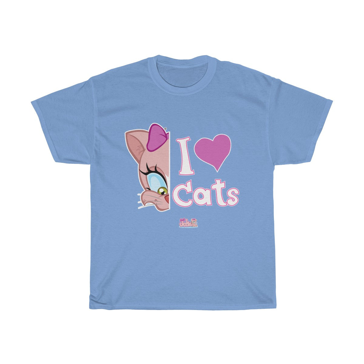 Julia Cat I Love Cats 2- Unisex Heavy Cotton Tee