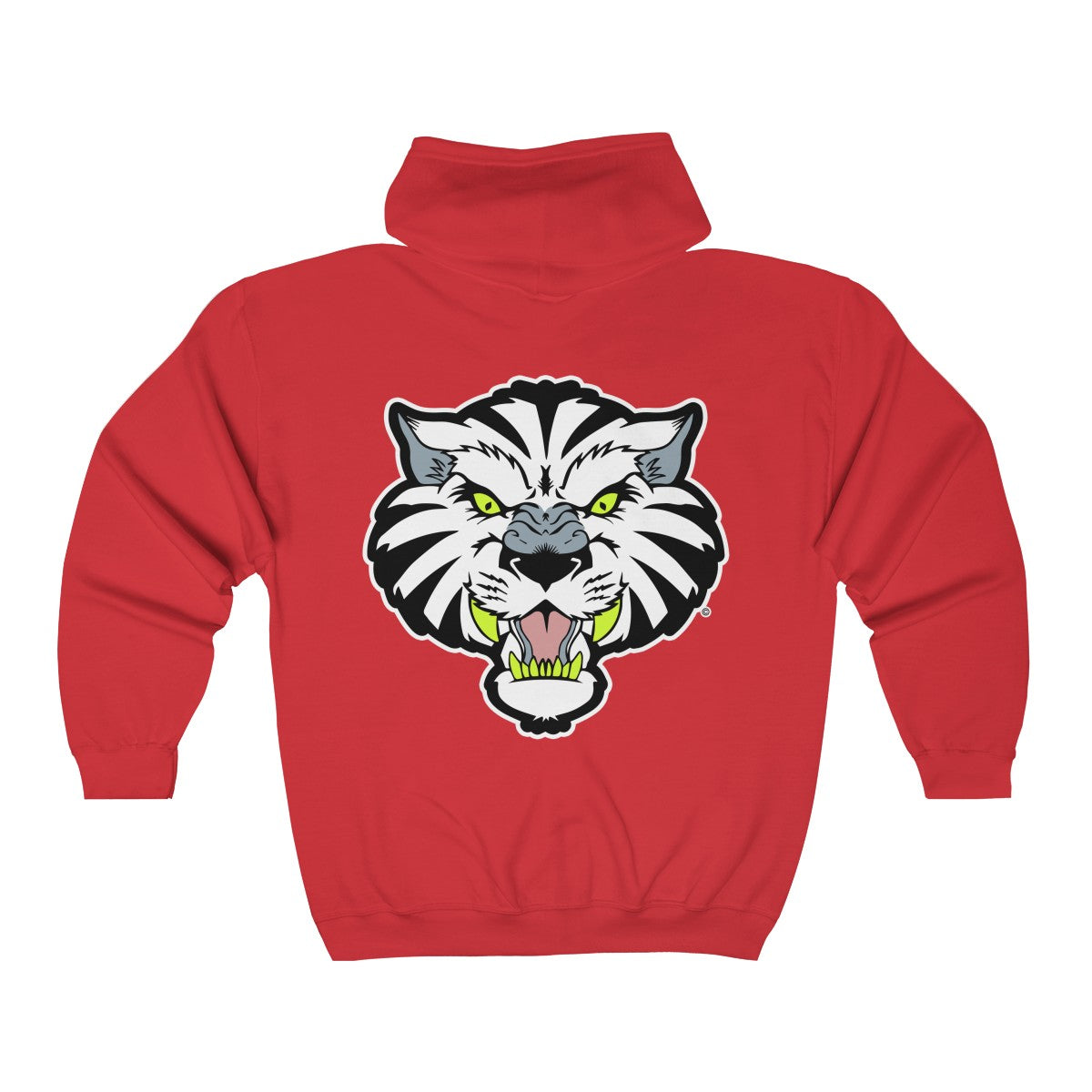 White Tigers Fantasy - Unisex Heavy Blend™ Full Zip Hooded Sweatshirt