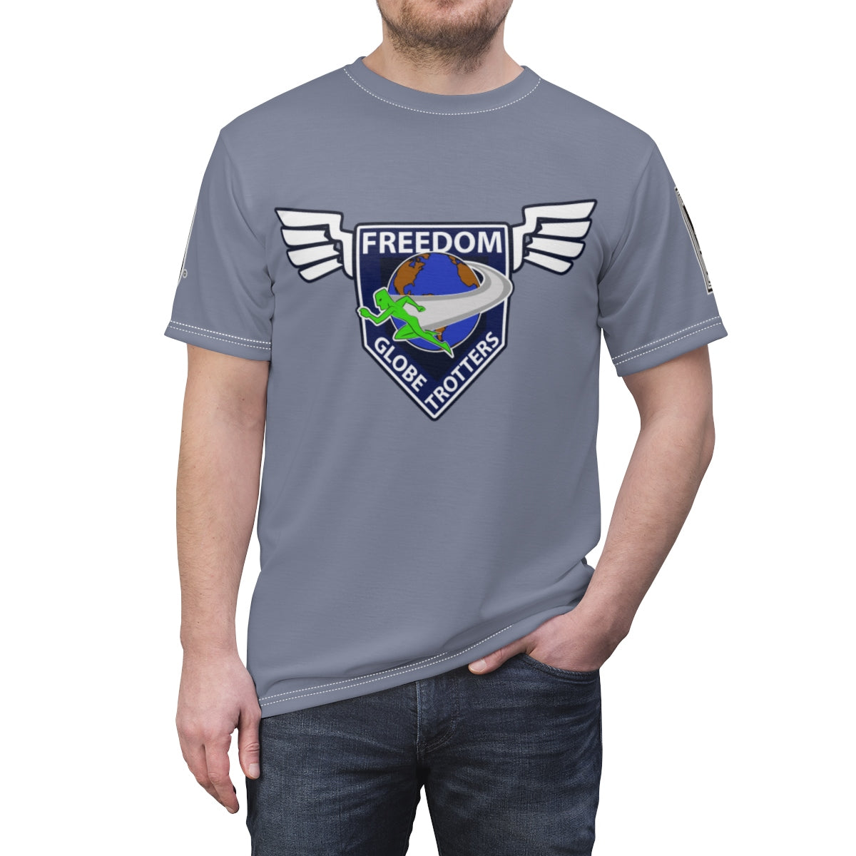 Freedom Globetrotters Fantasy QRO-MEX Unisex AOP Cut & Sew Tee