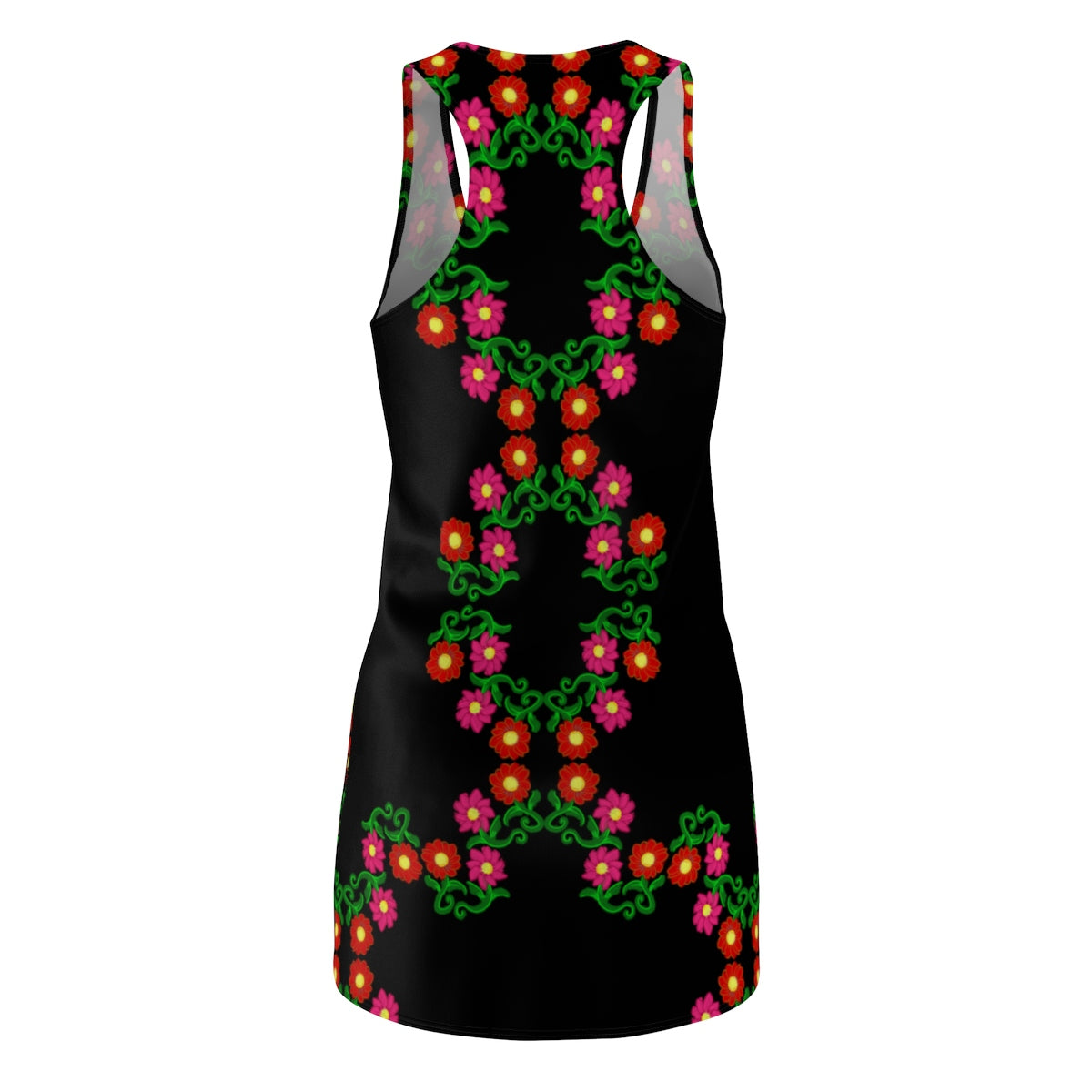 Black Spring Spirit Magic Whisper - Women's Cut & Sew Racerback Dress