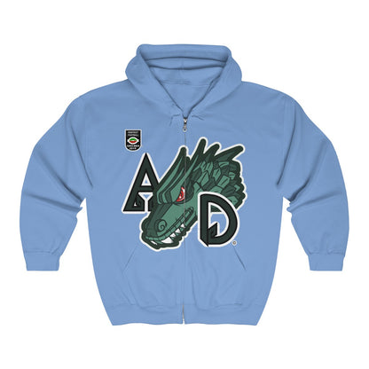 Atlantis Dragons Fantasy - Unisex Heavy Blend™ Full Zip Hooded Sweatshirt