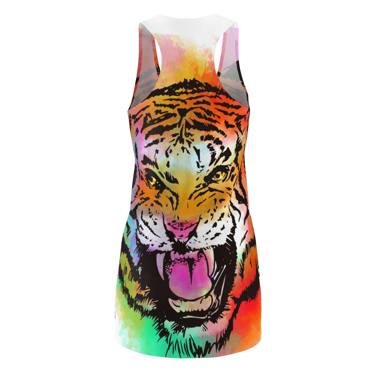 Animals Tiger by Magic Whisper - Women's Cut & Sew Racerback Dress