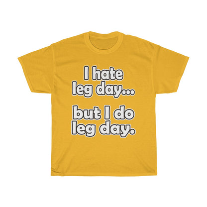 Gym Perrón Leg Day - Unisex Heavy Cotton Tee