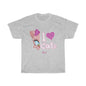 Julia Cat I Love Cats 2- Unisex Heavy Cotton Tee