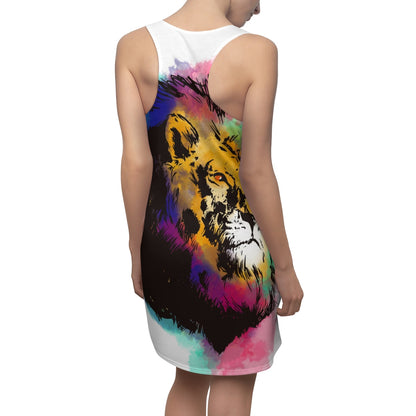 Animals Lion Magic Whisper - Women's Cut & Sew Racerback Dress