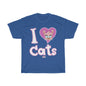 Julia Cat I Love cats - Unisex Heavy Cotton Tee