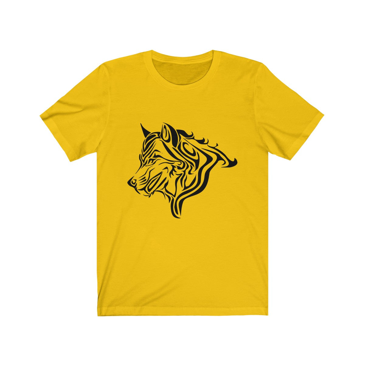 Wolf Black by Morbo - Unisex Jersey Short Sleeve Tee