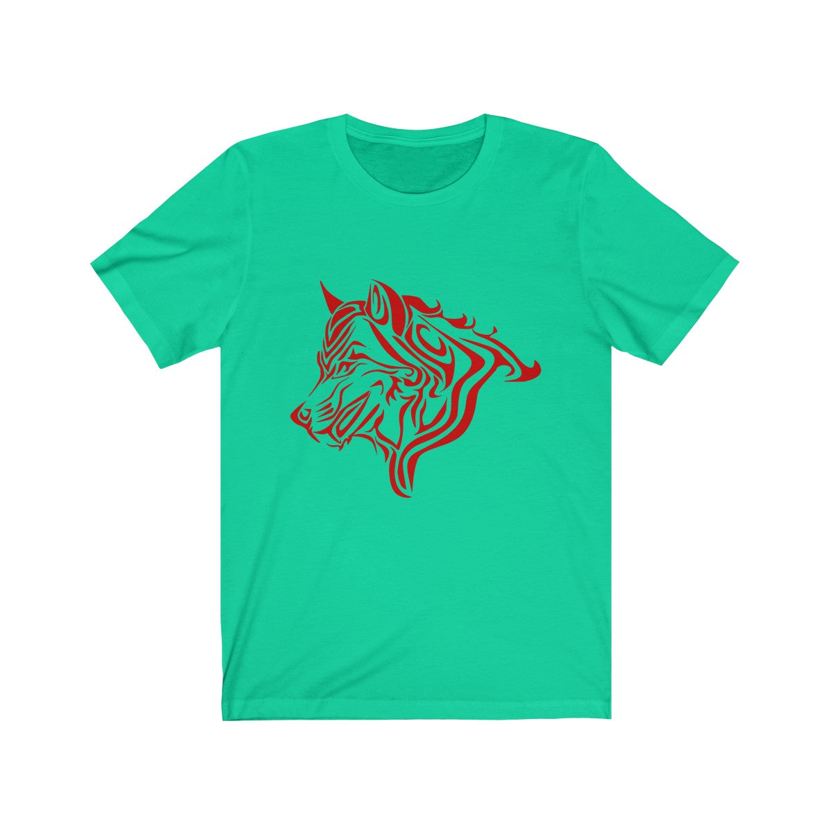 Wolf Red by Morbo - Unisex Jersey Short Sleeve Tee