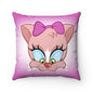 Julia Cat - Spun Polyester Square Pillow